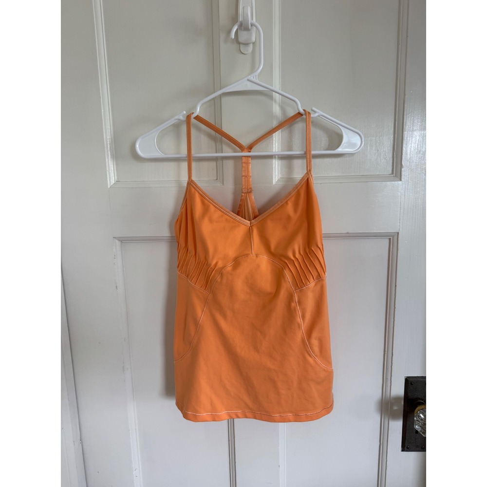 Alo orange tank top